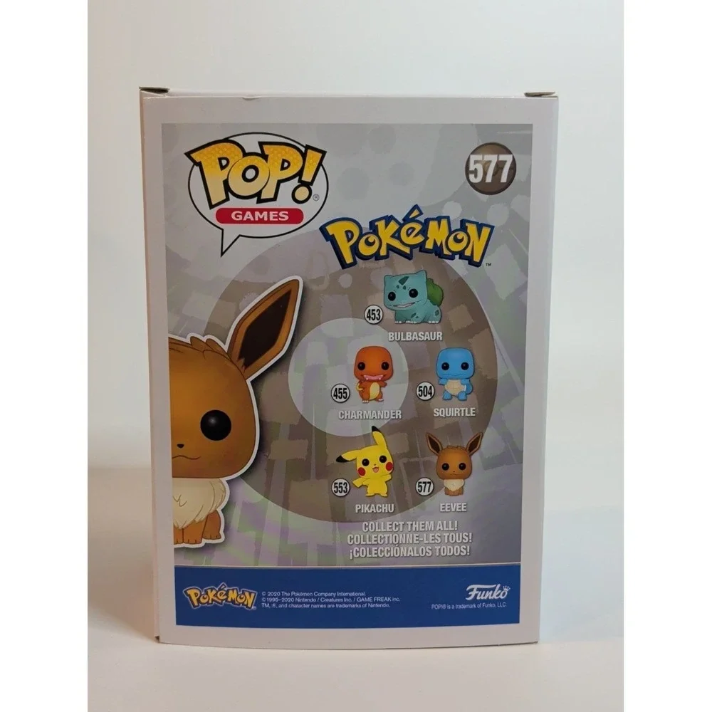 Funko Pop! Games Pokémon Eevee #577 Vinyl Figure w/ Box 2020 Pokémon Company